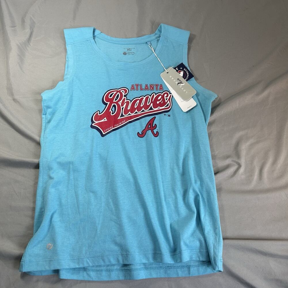 Atlanta Braves Sky Blue Sleeveless Top